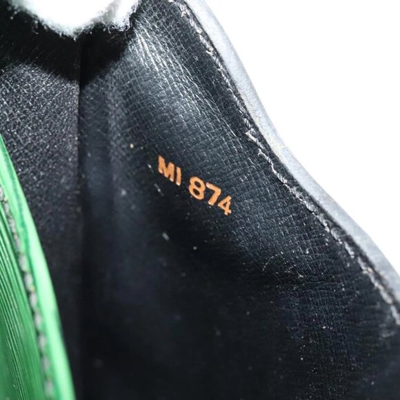 LOUIS VUITTON Epi Cartouchiere MM Shoulder Bag Green - Picture 15 of 16